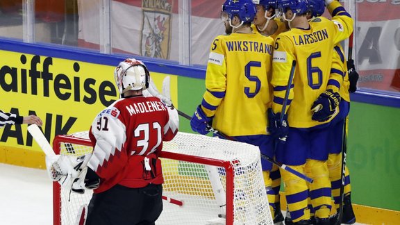 Hokejs, pasaules čempionāts 2018: Austrija - Zviedrija - 3