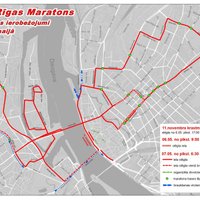 6 и 7 мая часть рижских улиц будет перекрыта из-за марафона