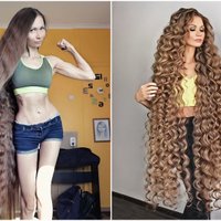 Foto: Slavena kļūst krieviete Darja ar 20 gadus audzētiem matiem