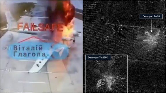 Satelīta attēli atklāj okupantu zaudējumus "Belaja" lidlaukā