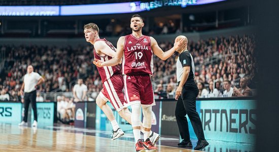 Latvijas basketbola izlase aizvada pirmo pārbaudes spēli pirms olimpiskās kvalifikācijas