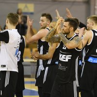 'VEF Rīga' spraigā Vienotās līgas spēles galotnē uzvar 'Ņižņij Novgorod'