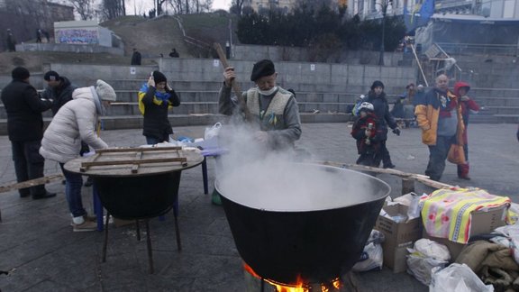 Ukrainian protesters