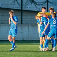 Golijaninam 'hat-trick' 'Daugavpils' uzvarā futbola virslīgas spēlē