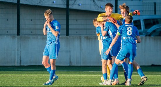 Golijaninam 'hat-trick' 'Daugavpils' uzvarā futbola virslīgas spēlē