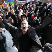 Националисты устроили беспорядки в Брюсселе, полиция применила водометы