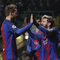 'Barcelona' un Mančestras 'City' iekļūst UEFA Čempionu līgas izslēgšanas spēlēs