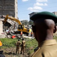 Foto: Nairobi sagruvusi daudzstāvu ēka