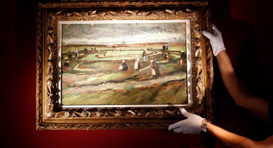 Agrīnu van Goga ainavu izsolē pārdod par septiņiem miljoniem eiro