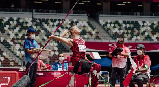 Dadzīte izcīna bronzu Tokijas paralimpiskajās spēlēs šķēpmešanā