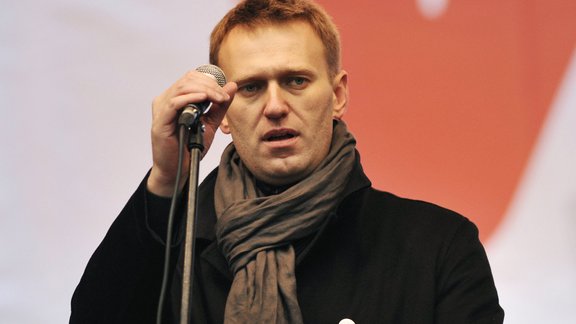 Blogger Alexey Navalny