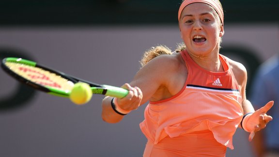 Teniss, French Open: Jeļena Ostapenko - Katerina Kozlova - 1