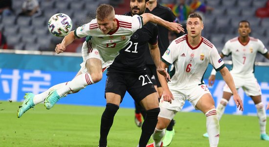 'Euro 2020': 'nāves grupā' izdzīvo visi grandi - Francija, Vācija un Portugāle