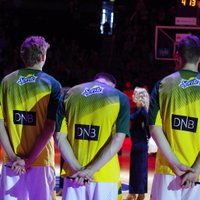 Lietuvas basketbola izlase pēdējā ceturtdaļā gūst četrus punktus