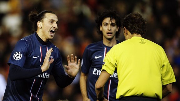 PSG forward Zlatan Ibrahimovic 