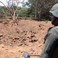 Foto: Nikaragvā nokritis meteorīts