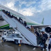 Baltkrieviju ar pirmo repatriācijas avioreisu pametis 431 Irākas migrants