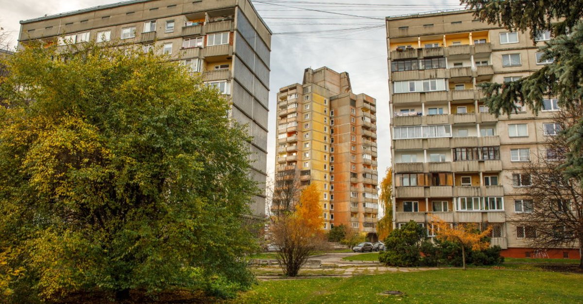 Again, more than half of the transactions in the housing market take place in Soviet-era apartments