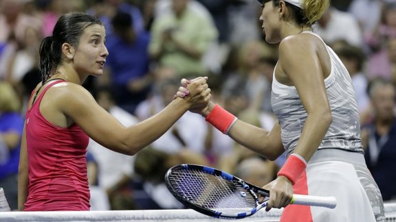 Anastasija Sevastova, Garbine Muguruzan US Open 