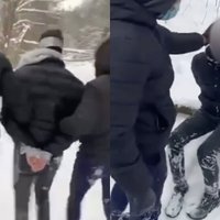 Литва: в лесу поймали педофила и заставили целовать ботинки девочки, которой он назначил свидание