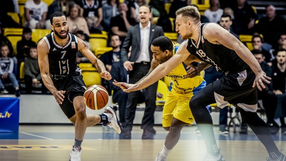 Basketbols, LBL fināls 2019, trešā spēle: Ventspils - VEF Rīga - 8