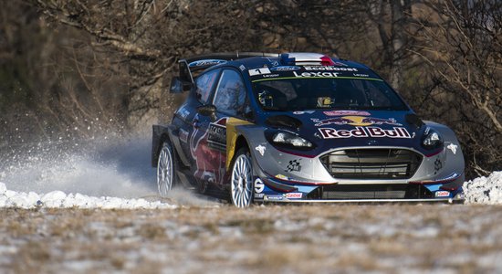 Video: WRC čempions Ožjērs jauno sezonu iesāk ar ātrāko rezultātu testa ātrumposmā