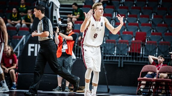 Basketbols, Eiropas U-18 čempionāts: Latvija - Lielbritānija