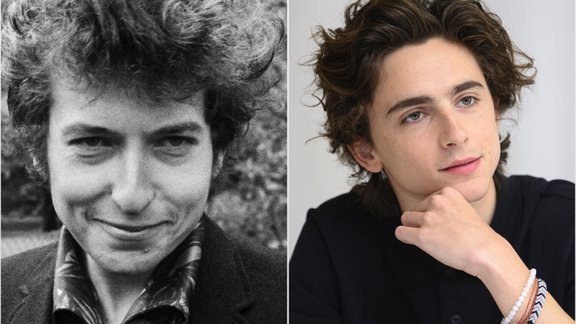 Timothée Chalamet bob dylan