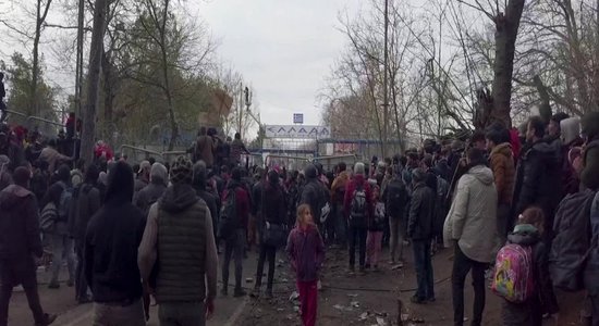 Migrantu sadzīve pie Grieķijas robežas