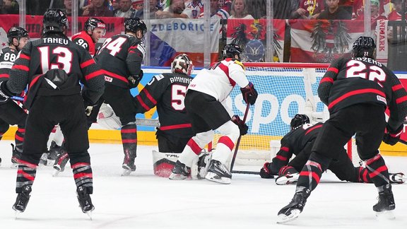 Hokejs, pasaules čempionāts 2024: Kanāda - Austrija