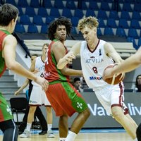 Latvijas U-18 basketbolisti izlaiž no rokām uzvaru Eiropas čempionāta B divīzijas mačā
