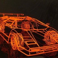 No tērauda stieplēm izgatavots 'Lamborghini' prototips