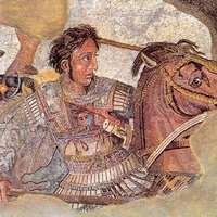 Viļņaini mati un savītu aunu ragu vainags – Dānijā atrod senu Maķedonijas Aleksandra portretu