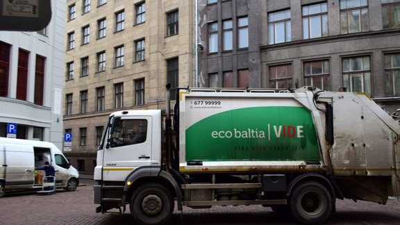 Eco Baltia vide, atkritumi, atkritumu mašīna