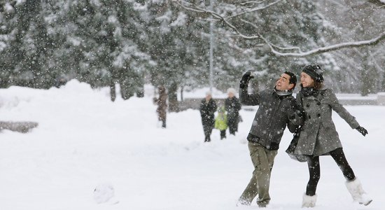 Власти Риги определили два места, куда жители и коммерсанты могут привозить снег