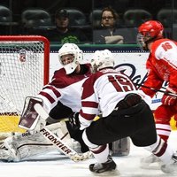 Latvijas U-18 hokejistiem zaudējums otrajā cīņā par vietas saglabāšanu pasaules čempionāta elites divīzijā