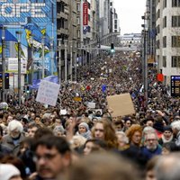 В Брюсселе 65 тысяч человек вышли на демонстрацию в защиту климата