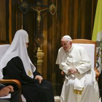 Pāvests Francisks un patriarhs Kirils aicina atjaunot kristiešu vienotību