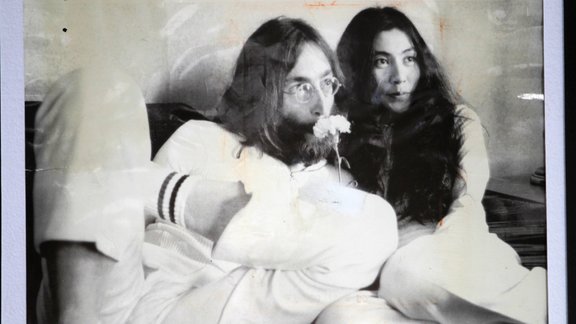 John Lennon and Yoko Ono  