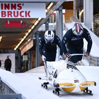 Kalendas ekipāžai Insbrukā Pasaules kausā bobslejā sestā vieta divnieku ekipāžu sacensībās