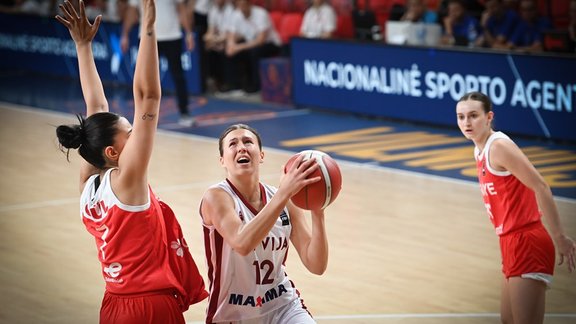 Basketbols, Eiropas U-20 čempionāts sievietēm. Latvija - Turcija - 8