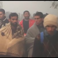 Video: Uz Horvātijas robežas no miglas iznirst tūkstošiem bēgļu