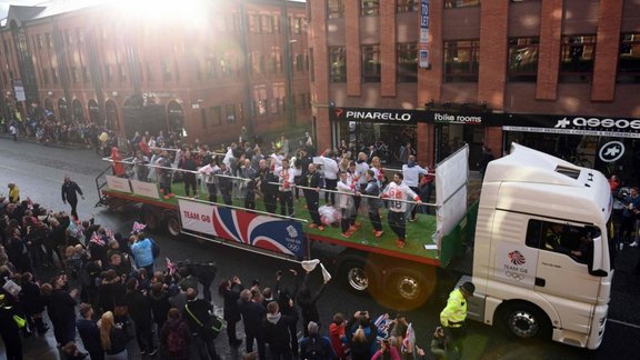 British Olympic and Paralympic "Heroes Parade" in Manchester