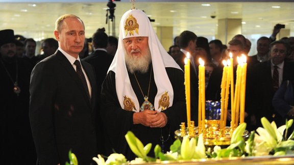 Vladimir Putin and Patriarch Kirill