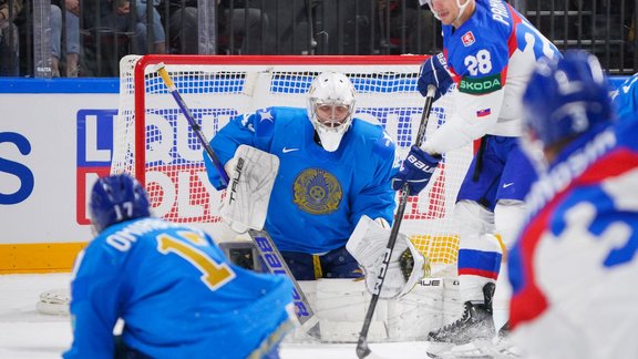 Hokejs, pasaules čempionāts: Kazahstāna - Slovākija