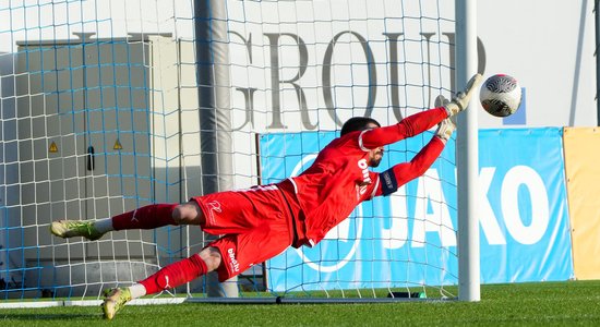 "Auda" dramatiskā cīņā pagarinājumā zaudē Kosovā un izstājas no UEFA Konferences līgas kvalifikācijas