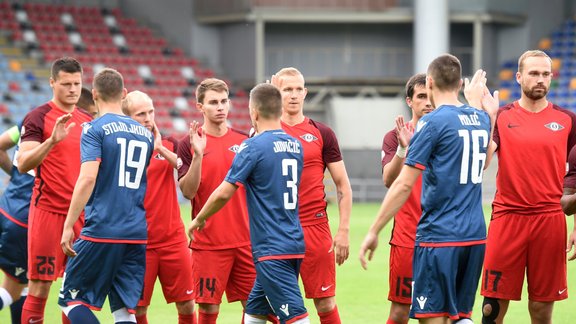 Futbols, UEFA Čempionu līgas kvalifikācija: Jūrmalas Spartaks - Belgradas Crvena Zvezda