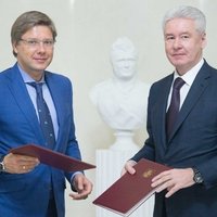 ФОТО: Мэры Риги и Москвы подписали программу сотрудничества на два года