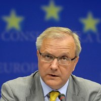 ES komisārs Rēns: eiro ieviešana Latvijā ir smagi izcīnīts sasniegums