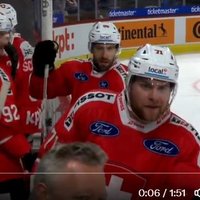 'Izejam parunāties?' – Latvijas un Šveices hokeja spēles ainiņas  